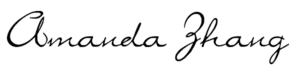 Amanda Zhang signature