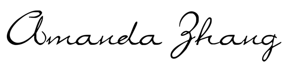 Amanda Zhang signature